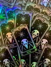 Celestial Stickers Marigold Tarot Holographic: The Star, The Moon, The Sun, The World