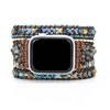 Natural Labradorite & Blue Jasper Apple Watch Band