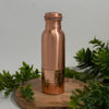 Pure Copper Water Bottle Half Hammered ± 750 ml