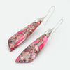 PInk / Red Regalite Earrings