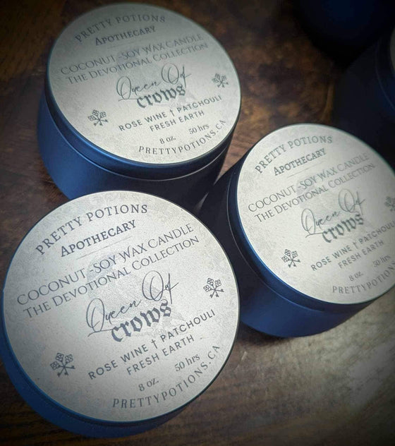 Queen of Crows Morrígan Devotional Candle