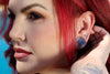 Moss Agate Plugs – Double Flare Natural Stone Gauges