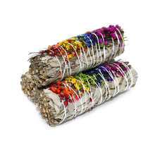  'Energy Wheel' Floral White Sage Smudge Stick (4 in.)