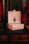 Tarot Card Necklace - Strength from the Marigold Tarot Deck, 13th Press x Feyr™