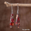 PInk / Red Regalite Earrings