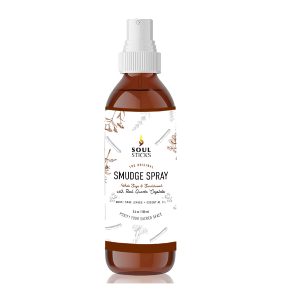 Soul Sticks - White Sage & Sandalwood Smudge Spray (3.5 oz)