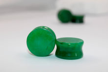  Jade Plugs – Double Flare Natural Stone Gauges