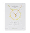 November Birthstone Necklace in Citrine + Sterling Silver