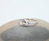 Evil Eye Ring in Silver with Citrine - Protection