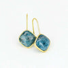 Natural Apatite Stone Losange Earrings