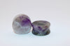 Amethyst Plugs – Double Flare Natural Stone Gauges