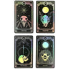 Celestial Stickers Marigold Tarot Holographic: The Star, The Moon, The Sun, The World