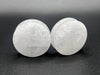 White Quartz Plugs – Double Flare Natural Stone Gauges