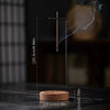 Oak & Brass Accent Upside Down Incense Stick Burner