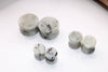Moonstone Plugs – Double Flare Natural Stone Gauges