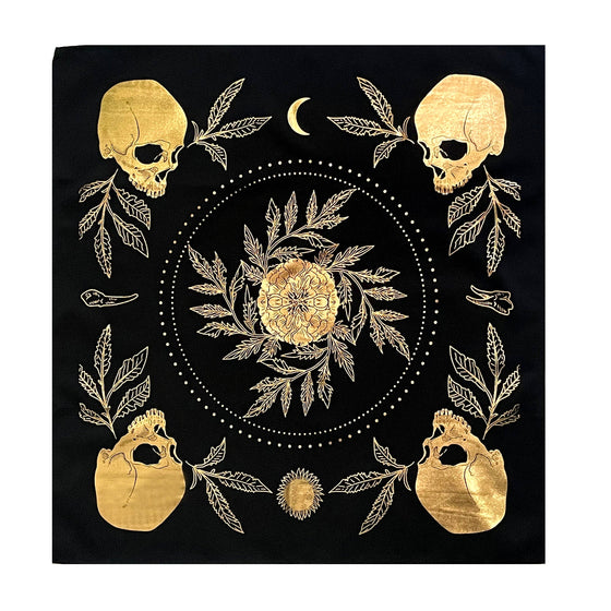Tarot Cloth - "Teeth and Bone"