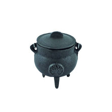  Mini Tree of Life Cast Iron Cauldron w/ Lid (3.5 in.)