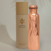 Pure copper water bottle smooth wave ± 950 ml/315 gr.