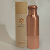 Pure Copper Water Bottle Half Hammered ± 750 ml