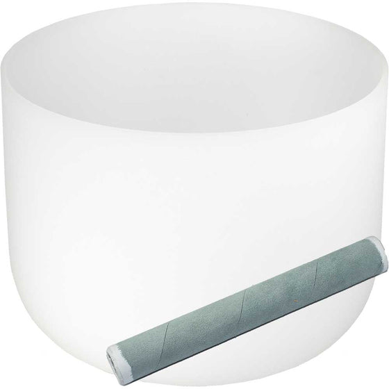 Singing Bowl - Crystal - Frosted White 11"Dia