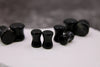Black Tourmaline Plugs – Double Flare Natural Stone Gauges