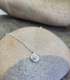 April Birthstone Necklace in Cubic Zirconia + Gold