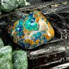 Chrysocolla, Dioptase, & Shattuckite Tumbled Stones