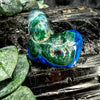 Chrysocolla, Dioptase, & Shattuckite Tumbled Stones