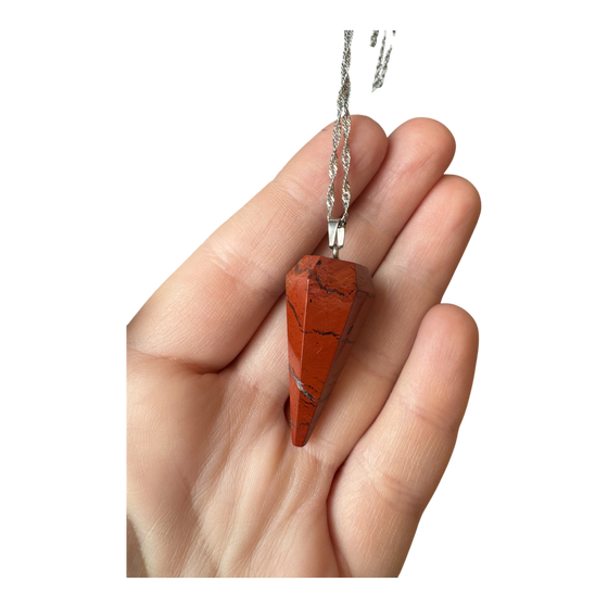 Red Jasper Pendulum Pendant