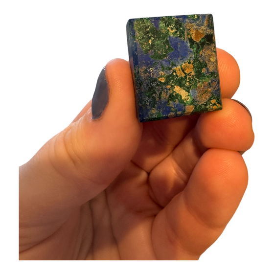 Azurite Malachite Cabochon (Yukon Sourced)