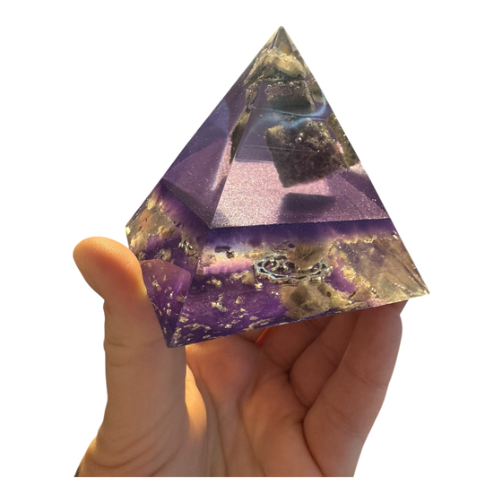 Chakra Orgone Generator Pyramid