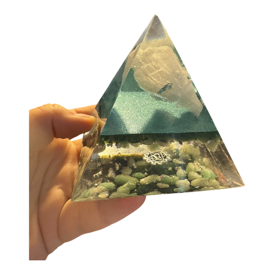 Chakra Orgone Generator Pyramid