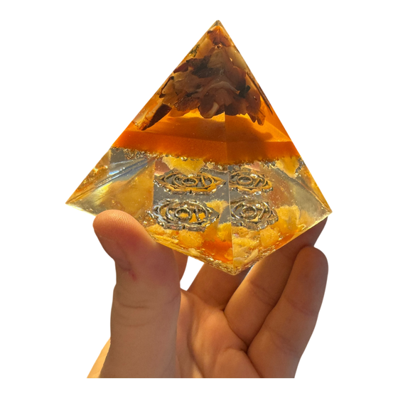 Chakra Orgone Generator Pyramid