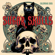  Sugar Skulls 2026 Wall Calendar