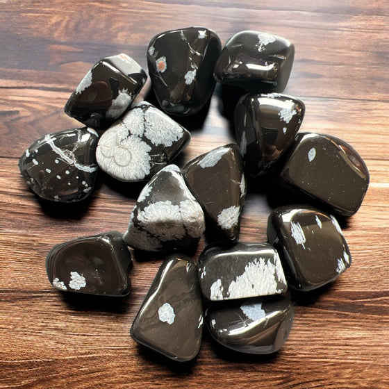 Snowflake Obsidian Tumbled