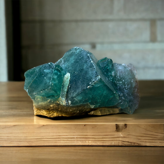 Green Fluorite Cluster