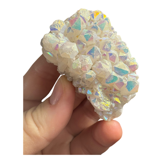 Angel Aura Clear Quartz Cluster