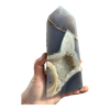 Druzy Agate Tower