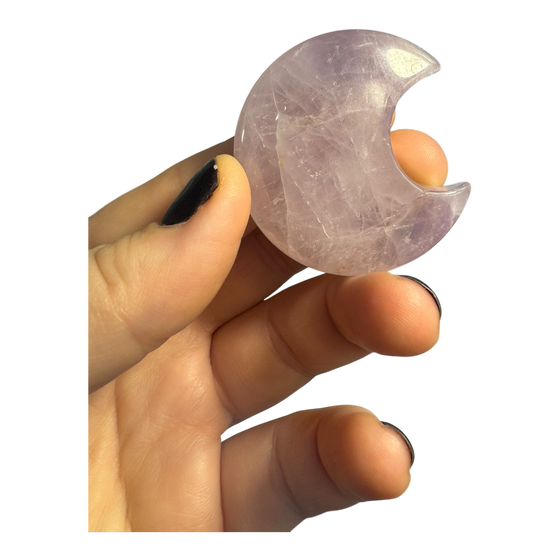 Lavender Fluorite Moon