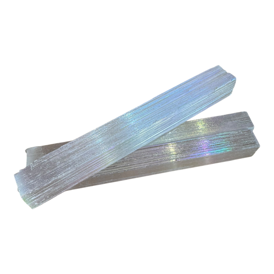Selenite Raw Wands