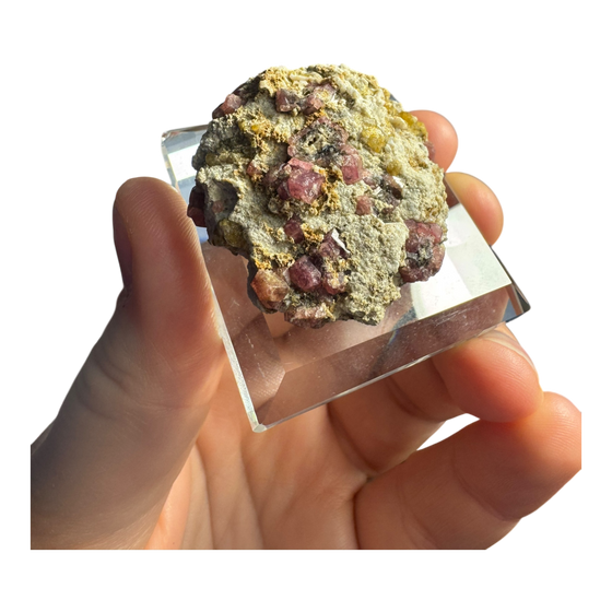 Raspberry Garnet Specimen