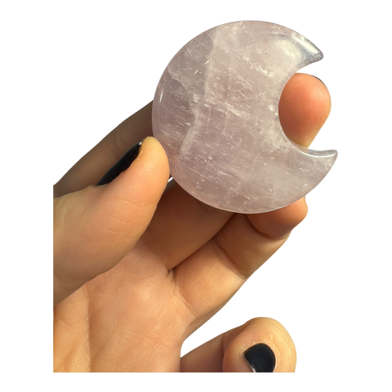 Lavender Fluorite Moon