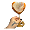 Carnelian Heart (in stand)