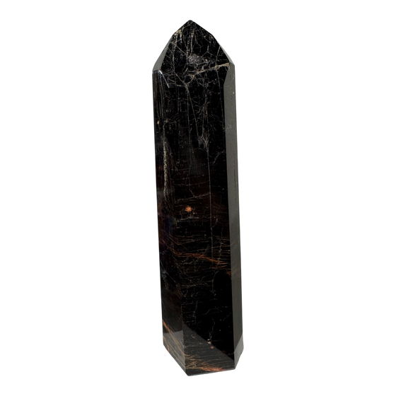 Black Tourmaline with Iron Tower