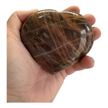  Black Moonstone Heart