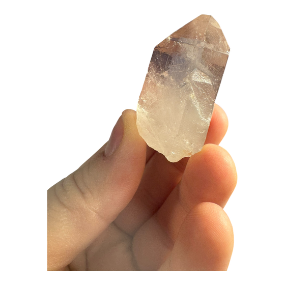 *High Quality* Peach/Mauve Quartz Points