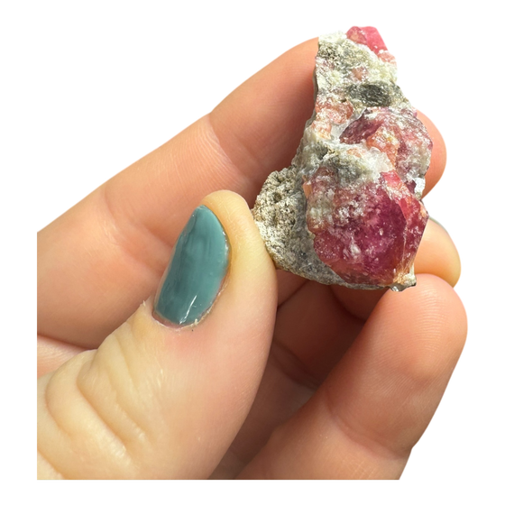 Raspberry Garnet Specimen