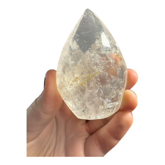 Clear Quartz Flame