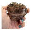 Black Moonstone Heart