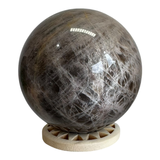 Black Moonstone Sphere